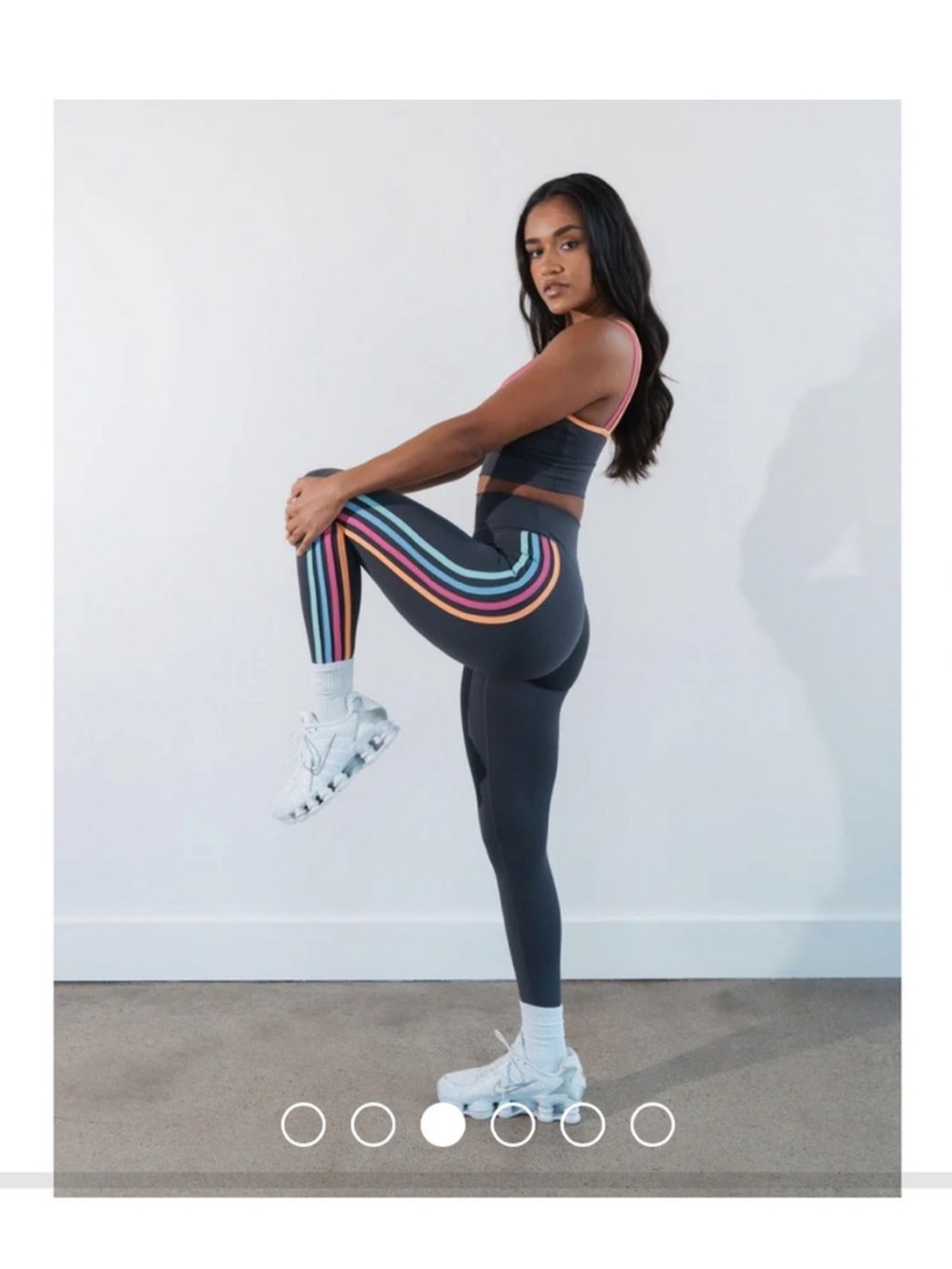 Vitality Pulse Side Stripe Leggings Size Small